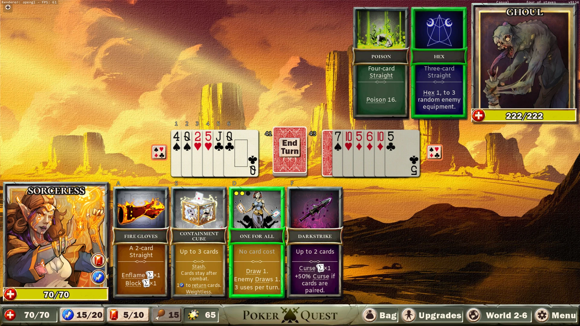 Poker Quest Screenshot of Battle